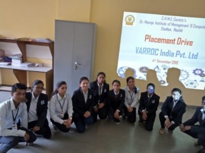 PLACEMENT DRIVE CONDUCTED FOR VERROC INDIA PVT. LTD